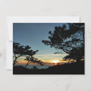 Torrey Pine Sunset III California Landschaft Karte