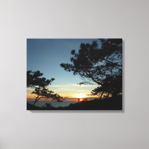 Torrey Pine Sunset III California Landschaft Leinwanddruck