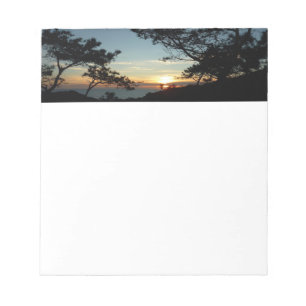 Torrey Pine Sunset III California Landschaft Notizblock