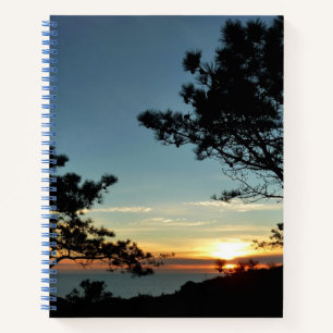 Torrey Pine Sunset III California Landschaft Notizbuch