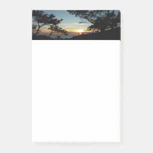 Torrey Pine Sunset III California Landschaft Post-it Klebezettel