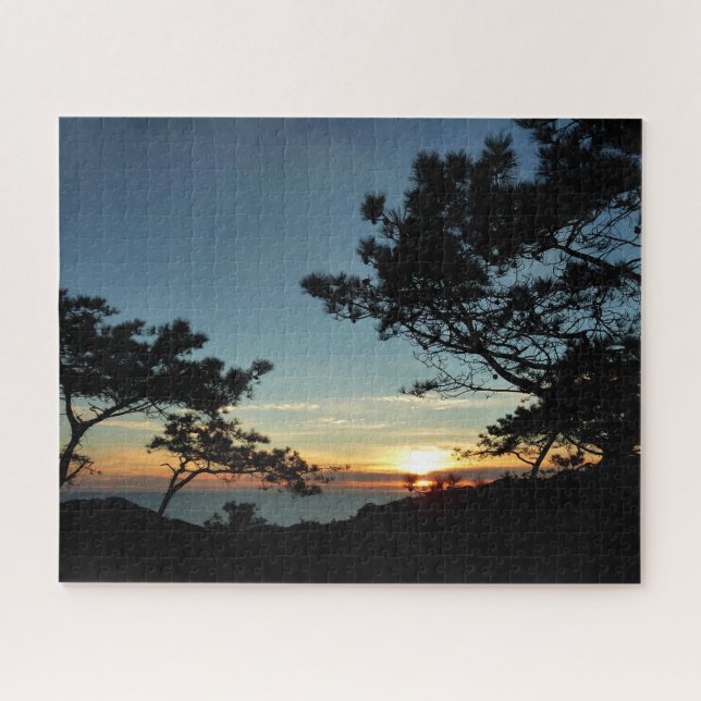 Torrey Pine Sunset III California Landschaft Puzzle (Horizontal)