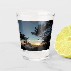 Torrey Pine Sunset III California Landschaft Schnapsglas