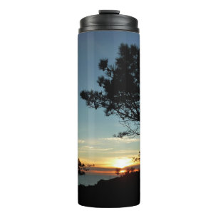 Torrey Pine Sunset III California Landschaft Thermosbecher