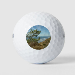 Torrey Pine und California Coastline Landschaft Golfball