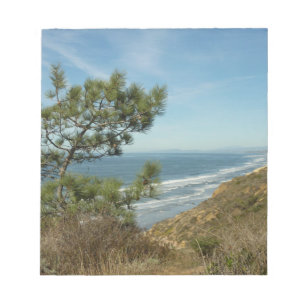 Torrey Pine und California Coastline Landschaft Notizblock