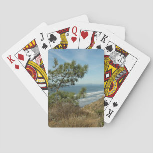 Torrey Pine und California Coastline Landschaft Spielkarten