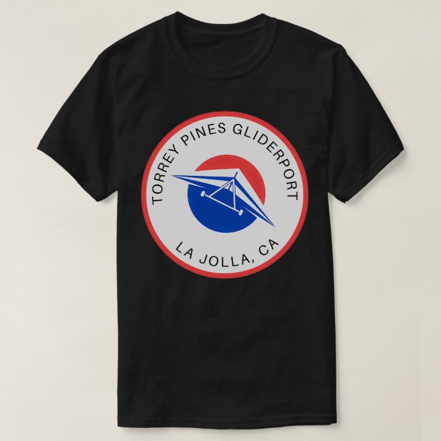 Torrey Pines Gliderport La Jolla California T-Shirt (Design vorne)