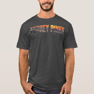 Torrey Pines State Beach Surf California Sunset T-Shirt