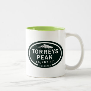 Torreys Peak 14er Denver Colorado Rocky Mountain Zweifarbige Tasse