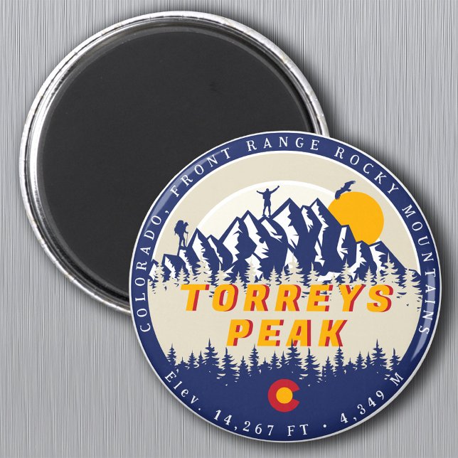 Torreys Peak Colorado Fourteeners 14ers Souvenir Magnet (Von Creator hochgeladen)