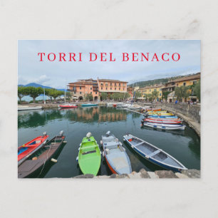 Torri del Benaco Hafenansicht Postkarte