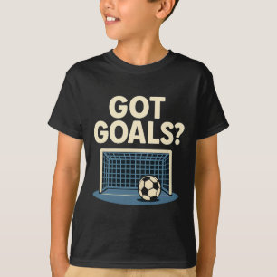 Torschuss Sport Fan Novel Soccer Netz Grafik  T-Shirt