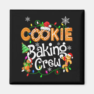 Torte Back Crew Kochliebhaber Weihnachtsmann Xmas Magnet