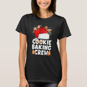 Torte Back Crew Weihnachten Santa Familie Lebkuche T-Shirt