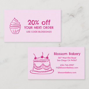 Torte Cupcake Bäckerei Dessert Catering Belohnunge Rabattkarte
