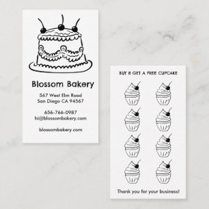 Torte Cupcake Bäckerei Dessert Catering Belohnunge Treuekarte