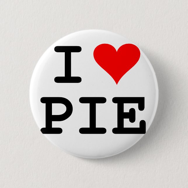 Torte der Liebe I (schwarze Beschriftung) Button (Vorderseite)