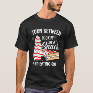 Torte zwischen dem Aussehen wie ein Snack und dem T-Shirt