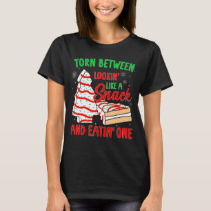 Torte zwischen dem Aussehen wie ein Snack und dem T-Shirt