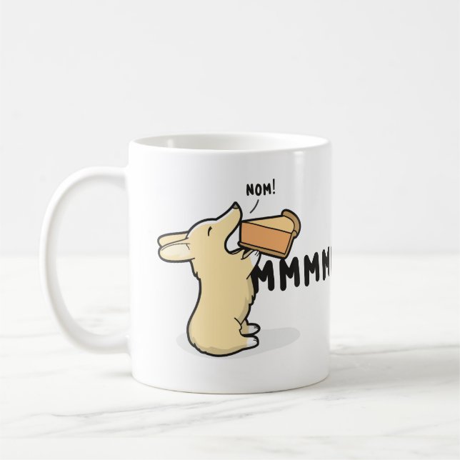 … TorteMmm Corgi [rot/Weiß] Tasse (Links)