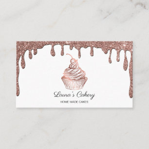Torten & Süßigkeiten Cupcake Home-Bäckerei Rustika Visitenkarte