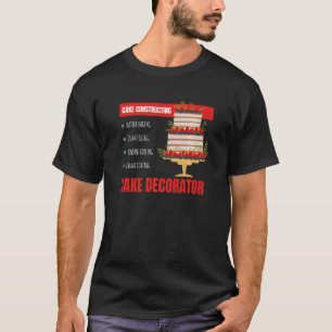 Tortenbauer in Süßwarenbackwaren T-Shirt