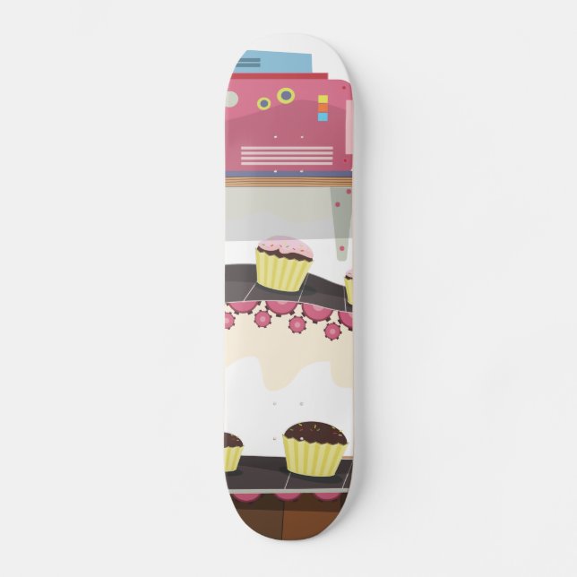 Tortenfabrik Skateboard (Vorderseite)