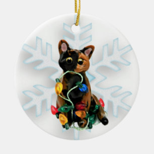 Tortie Cat Tortoiseshell Ornament