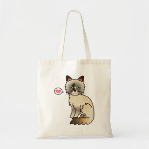 Tortie Point Birman / Ragdoll Cat Liebe Tragetasche