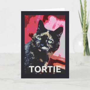 TORTIE Tortoiseshell Cat Card Karte