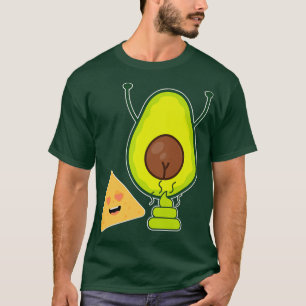 Tortilla Chip Guacamole Kacke Avocado Vegan Kacken T-Shirt
