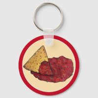 Tortilla Chips und Tomato Salsa Snack Food Feinsch