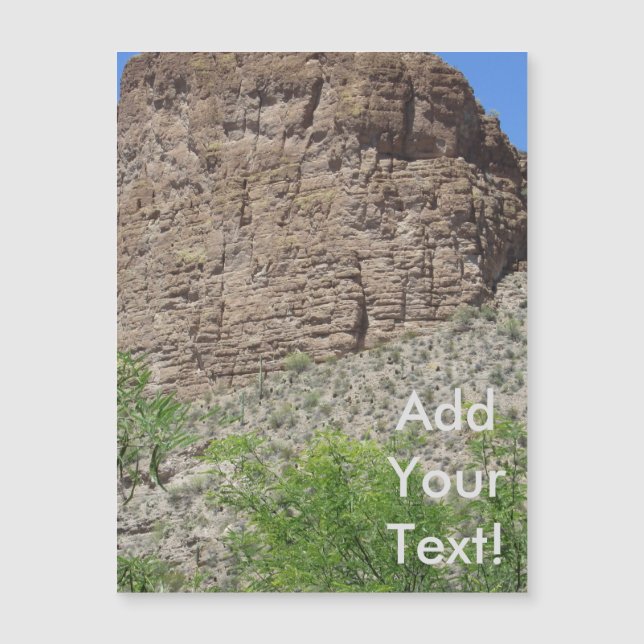 Tortilla Flats Butte Magnetkarte (Vorderseite)