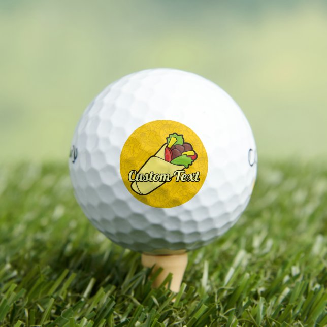 Tortilla Sandwich Wrap Golfball (Insitu T-Shirt)