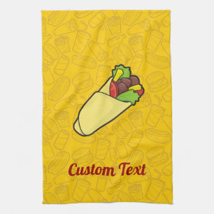 Tortilla Sandwich Wrap Handtuch