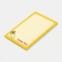 Tortilla Sandwich Wrap Post-it Klebezettel