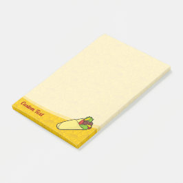Tortilla Sandwich Wrap Post-it Klebezettel