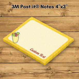 Tortilla-Sandwich-Wrap Post-it Klebezettel