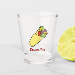 Tortilla Sandwich Wrap Schnapsglas