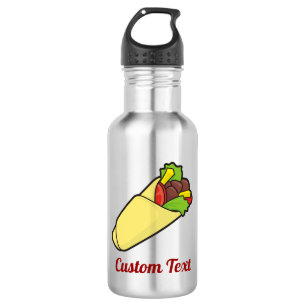 Tortilla Sandwich Wrap Wasserflasche