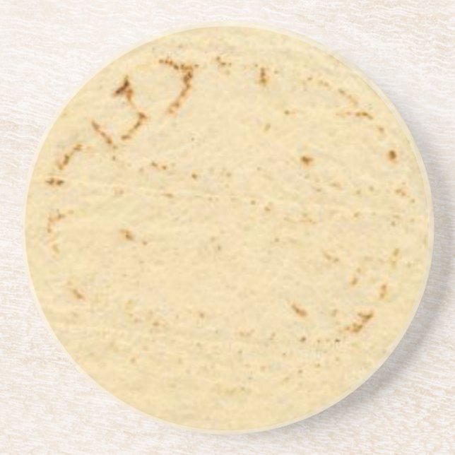 Tortilla Vierstone-Runde Getränkeuntersetzer (Vorne)