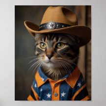 Tortishell Cat mit Cowboy-Hut