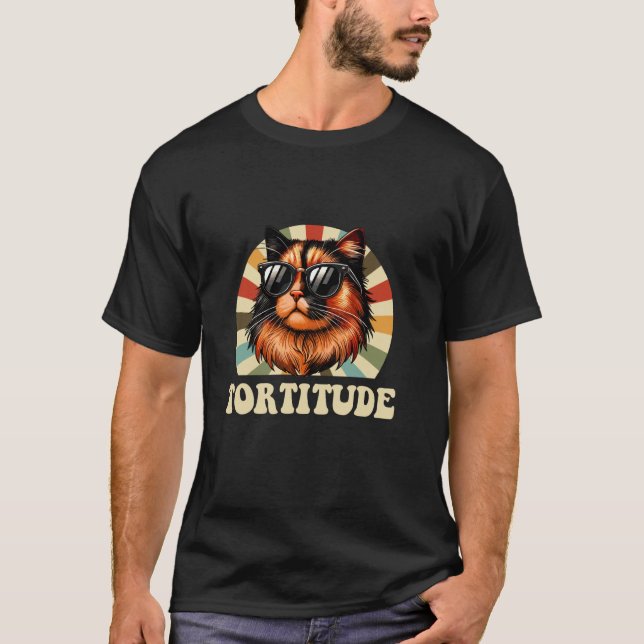 Tortitude, Schildpattkatze T-Shirt (Vorderseite)