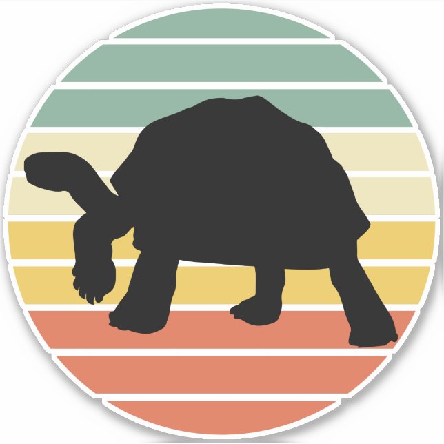 Tortoise Aufkleber (Vorderseite)