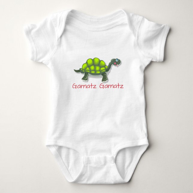Tortoise Baby Bodysuit Strampler (Vorderseite)