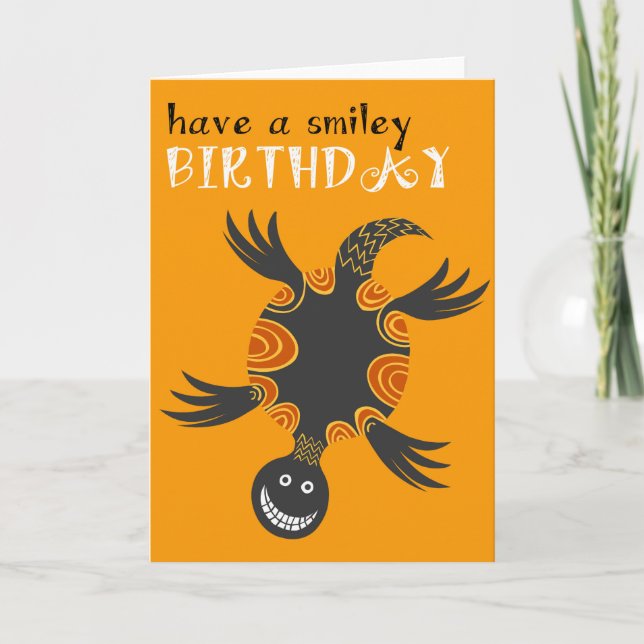 Tortoise Birthday Card Karte (Vorderseite)