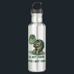 tortoise cartoon edelstahlflasche<br><div class="desc">A chill tortoise with a wise motto: "I'll Get There When I Get There." A reminder to take life at your own pace—slow,  steady,  and stress-free.</div>