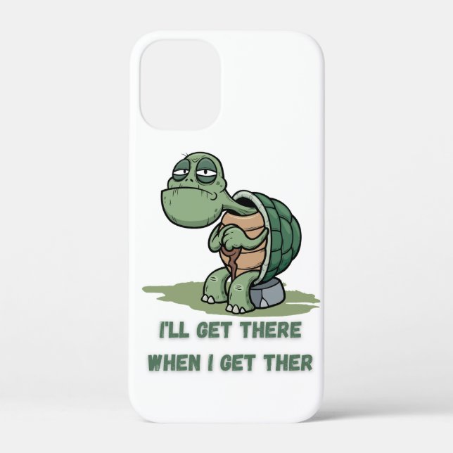 Tortoise cartoon tshirt Case-Mate iPhone hülle (Rückseite)