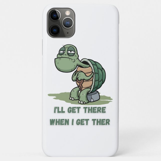 Tortoise cartoon tshirt Case-Mate iPhone hülle (Rückseite)